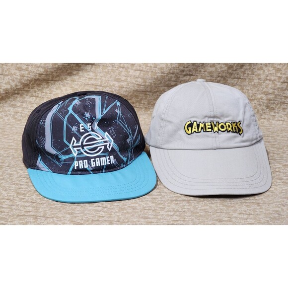 Gameworks Adjustable Elastic Embroidered And ECX Pro Gamer cap - Picture 1 of 13